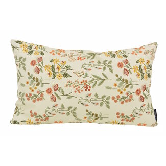 NOVÉE Mae Bloom Crème - Outdoor Kussenhoes | 30x50 cm | Katoen