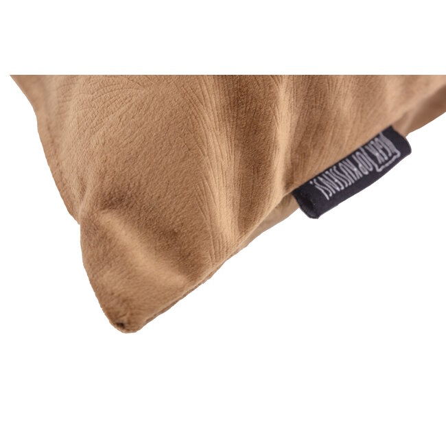 Velvet Chic Brown Kissenbezug | 45x45 cm | Samt/Polyester