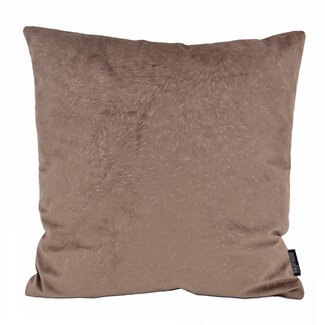 Gek op kussens! Velvet Chic Dark Brown Kussenhoes | 45x45 cm | Velvet/Polyester