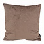 Gek op kussens! Velvet Chic Dark Brown | 45 x 45 cm | Kussenhoes | Velvet/Polyester