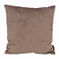 Gek op kussens! Velvet Chic Dark Brown Kissenbezug | 45x45 cm | Samt/Polyester