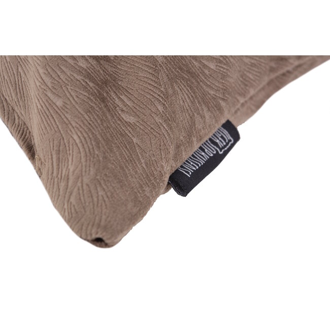 Velvet Chic Dark Brown Kissenbezug | 45x45 cm | Samt/Polyester