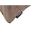 Velvet Chic Dark Brown Kussenhoes | 45x45 cm | Velvet/Polyester