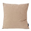 Gek op kussens! Velvet Chic Taupe Kussenhoes | 45x45 cm | Velvet/Polyester