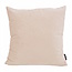 Velvet Chic Beige Kissenbezug | 45x45 cm | Samt/Polyester