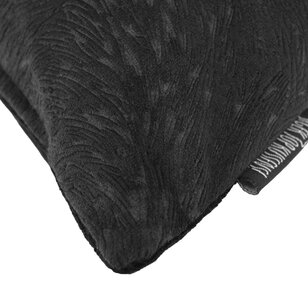 Velvet Chic Black Kussenhoes | 45x45 cm | Velvet/Polyester