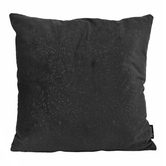 Gek op kussens! Sierkussen Velvet Chic Black | 45 x 45 cm | Velvet/Polyester
