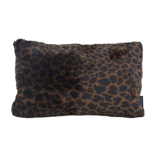 NOVÉE Hairy Leopard Brown | 30 x 50 cm | Kussenhoes | Polyester