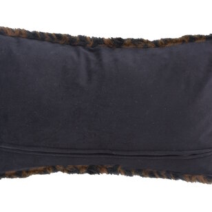 Fluffy Luipaard Bruin Kussenhoes | 30x50 cm | Polyester