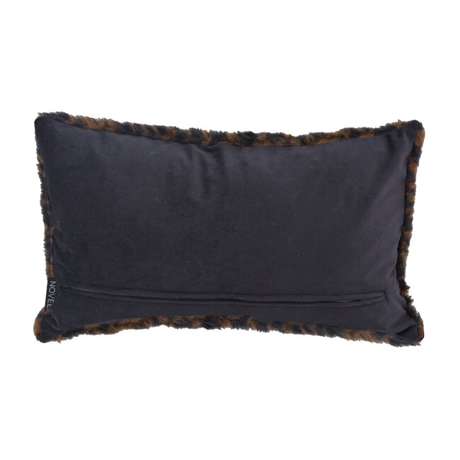 Fluffy Luipaard Bruin | 30 x 50 cm | Kussenhoes | Polyester