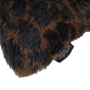 Fluffy Luipaard Bruin Kussenhoes | 30x50 cm | Polyester