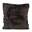 Sierkussen Fluffy Luipaard Bruin | 45 x 45 cm | Polyester