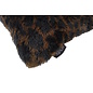 Fluffy Leopard Braun Kissenbezug | 45x45 cm | Polyester
