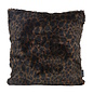 Fluffy Luipaard Bruin Kussenhoes | 45x45 cm | Polyester