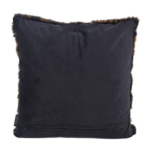 Fluffy Leopard Braun Kissenbezug | 45x45 cm | Polyester