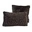 Fluffy Leopard Braun Kissenbezug | 45x45 cm | Polyester
