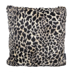 Hairy Leopard Cream Kussenhoes | 45x45 cm | Polyester