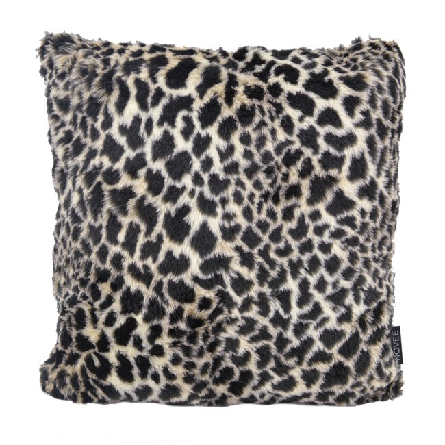 Hairy Leopard Cream | 45 x 45 cm | Kussenhoes | Polyester