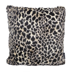Sierkussen Hairy Leopard Cream | 45 x 45 cm | Polyester