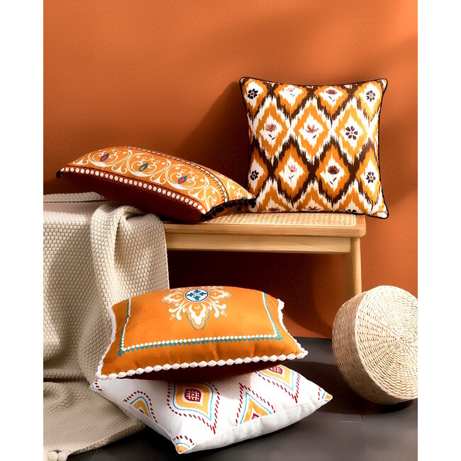 Sierkussen Antique Style #1 | 45 x 45 cm | Velvet/Polyester