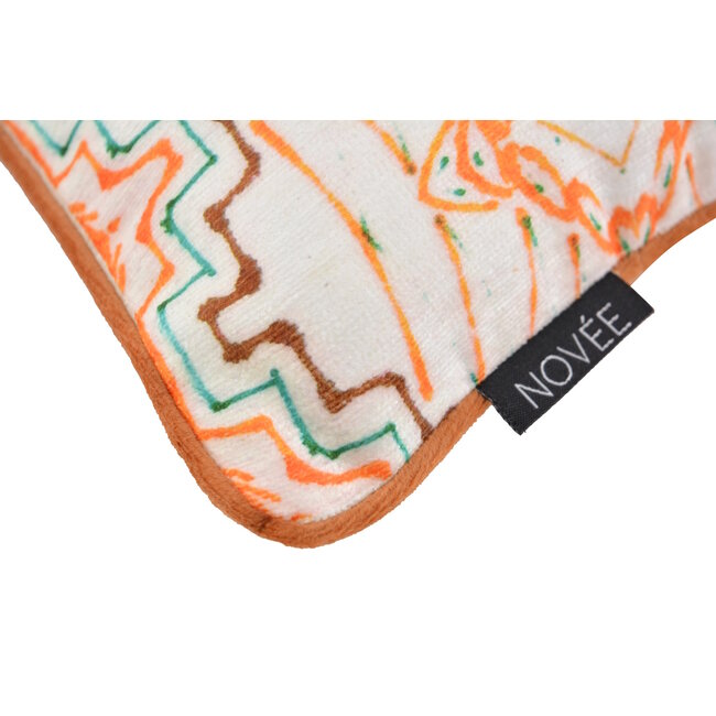 Antique Style #3 Kissenbezug | 45x45 cm | Samt/Polyester