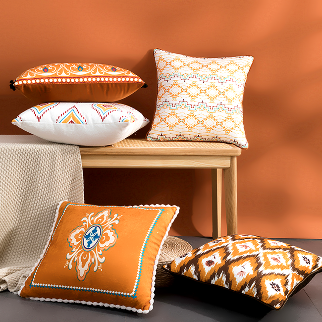 Antique Style #3 Kussenhoes | 45x45 cm | Velvet/Polyester