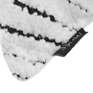 Sierkussen Chenille Chevron Wit | 45 x 45 cm | Polyester