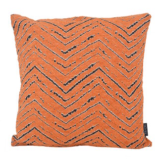 NOVÉE Sierkussen Chenille Chevron Terra | 45 x 45 cm | Polyester