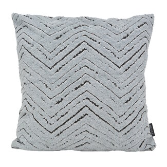 NOVÉE Chenille Chevron Grijs | 45 x 45 cm | Kussenhoes | Polyester