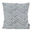 NOVÉE Chenille Chevron Grijs Kussenhoes | 45x45 cm | Polyester