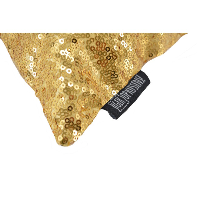 Shiny Glitter Gold | 45 x 45 cm | Kussenhoes | Polyester