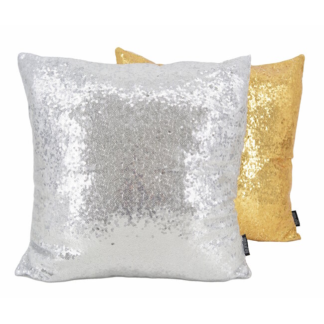 Shiny Glitter Gold | 45 x 45 cm | Kussenhoes | Polyester