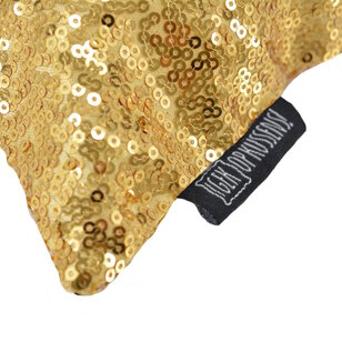 Sierkussen Shiny Glitter Gold | 45 x 45 cm | Polyester