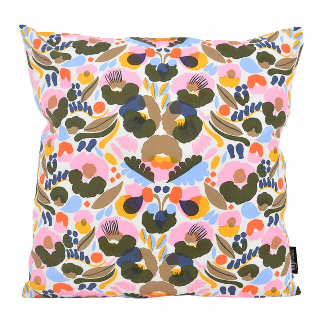 Sierkussen Fusion Flowers #2 | 45 x 45 cm | Katoen/Polyester