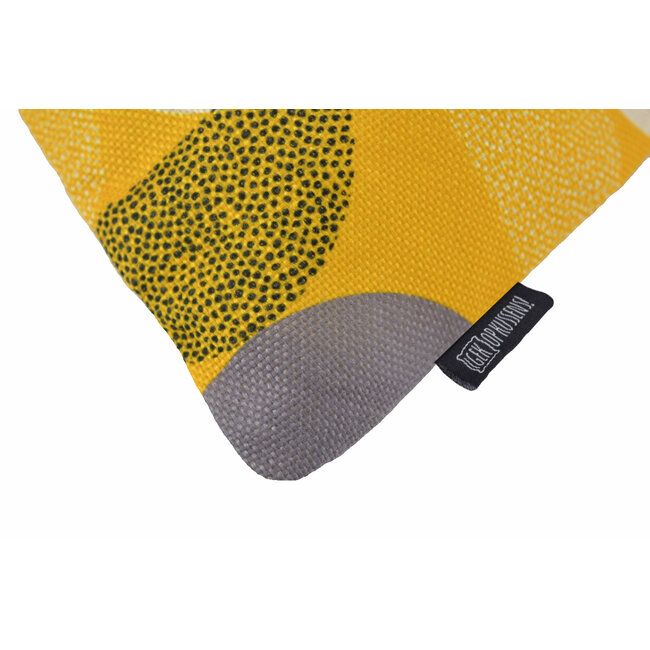 Sierkussen Indra Amarillo #4 | 45 x 45 cm | Katoen/Linnen