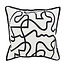 NOVÉE Nordic Lines Kussenhoes | 45x45 cm | Katoen/Polyester