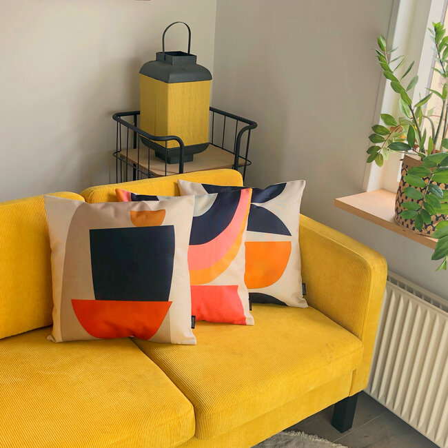 Sierkussen Modern Art #1 | 45 x 45 cm | Katoen/Linnen