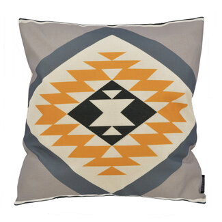 Gek op kussens! Coda Square Aztec | 45 x 45 cm | Kussenhoes | Katoen/Linnen