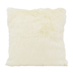 Sierkussen Furry Velvet Crème | 45 x 45 cm | Velvet/Polyester