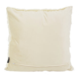 Sierkussen Furry Velvet Crème | 45 x 45 cm | Velvet/Polyester