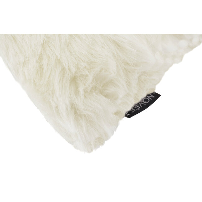 Furry Velvet Crème Kussenhoes | 45x45 cm | Velvet/Polyester