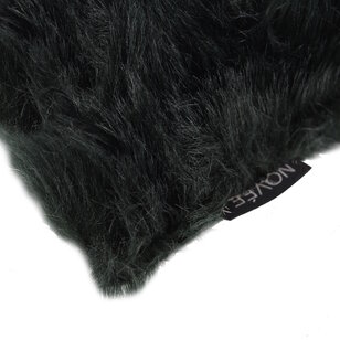 Sierkussen Furry Velvet Zwart | 45 x 45 cm | Velvet/Polyester