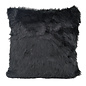 Sierkussen Furry Velvet Zwart | 45 x 45 cm | Velvet/Polyester