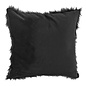 Sierkussen Furry Velvet Zwart | 45 x 45 cm | Velvet/Polyester