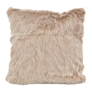 NOVÉE Furry Velvet Beige | 45 x 45 cm | Kussenhoes | Velvet/Polyester