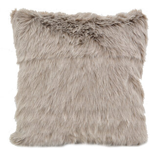 NOVÉE Furry Velvet Bruin | 45 x 45 cm | Kussenhoes | Velvet/Polyester