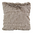 NOVÉE Sierkussen Furry Velvet Bruin | 45 x 45 cm | Velvet/Polyester