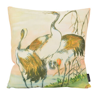 Gek op kussens! Grua Pajaro #4 | 45 x 45 cm | Kussenhoes | Katoen/Polyester