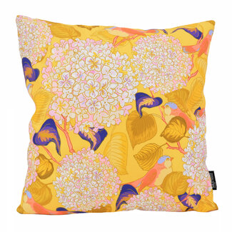 Gek op kussens! Nya Flower Birds Kissenbezug | 45x45 cm | Baumwolle/Polyester
