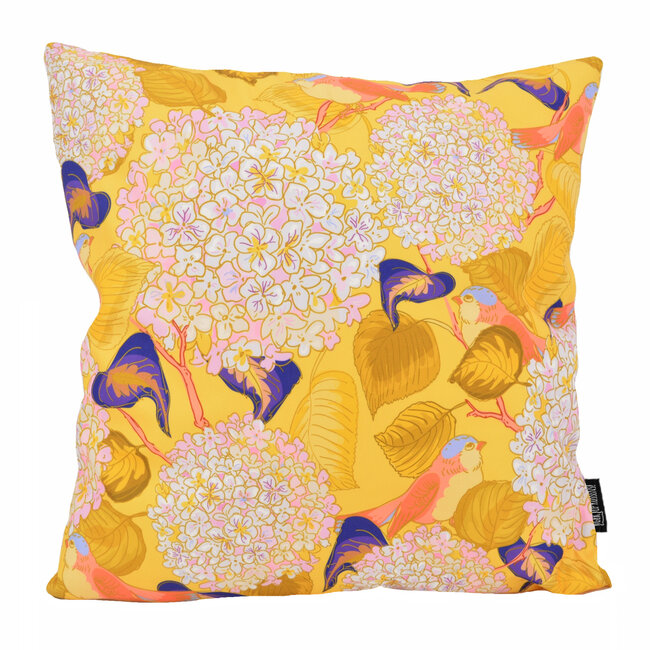 Nya Flower Birds | 45 x 45 cm | Kussenhoes | Katoen/Polyester